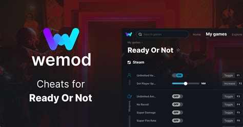 Ready Or Not Cheats & Trainers for PC .